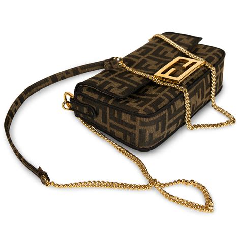 fendi mini baguette bag